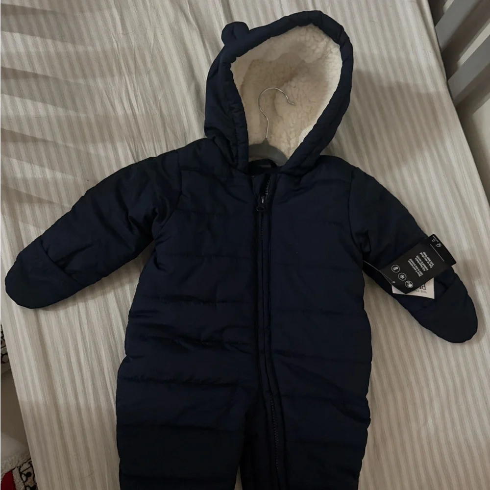 The Children's Place Navy Blue Footed One Piece